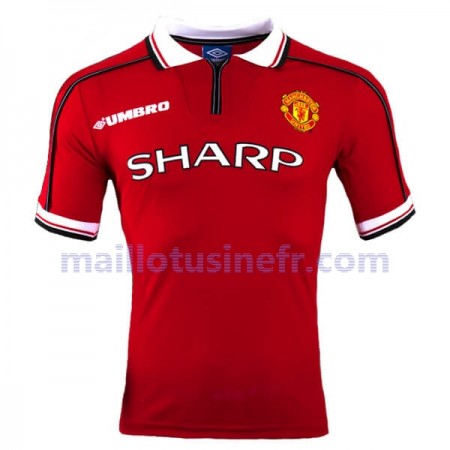 Maillot de Foot Manchester United Domicile Retro 1998-1999